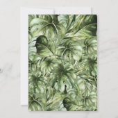 Oh Boy Jungle Safariベビーシャワー  招待状 (裏面)