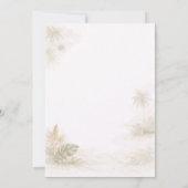 Oh Boy Jungle Safari Couples Baby Shower 招待状 (裏面)