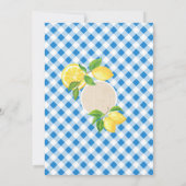 Oh Boy Lemon Baby Shower Invitation 招待状 (裏面)