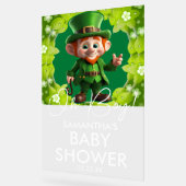 Oh Boy Leprechaun Baby Showerへようこそ アクリルサイン (傾斜)