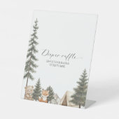 Oh boy let the adventure begin baby shower diaper 台座サイン (正面)