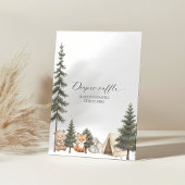 Oh boy let the adventure begin baby shower diaper 台座サイン