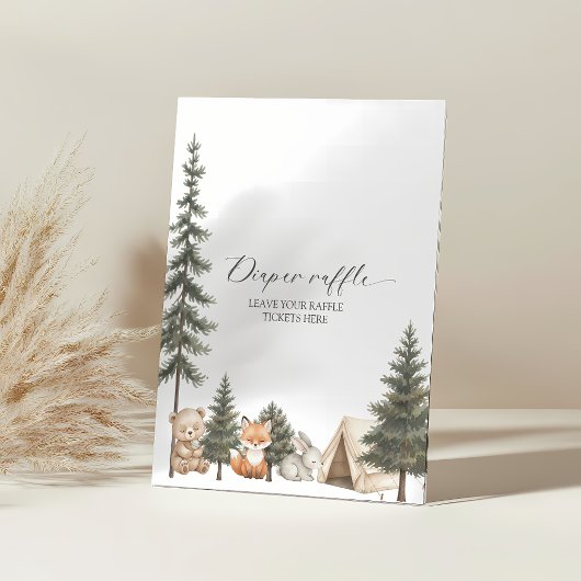 Oh boy let the adventure begin baby shower diaper 台座サイン