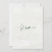 Oh Boy Let's Adventure Begin Forest Baby Shower 招待状 (裏面)