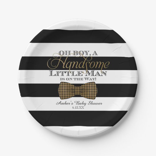 Oh Boy Little Man ペーパープレート (正面)