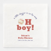Oh Boy Little Slugger Baseball Sport Baby Shower  (正面)