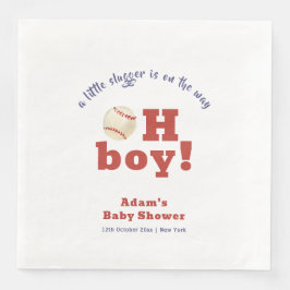Oh Boy Little Slugger Baseball Sport Baby Shower
