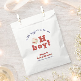 Oh Boy Little Slugger Baseball Sport Baby Shower フェイバーバッグ