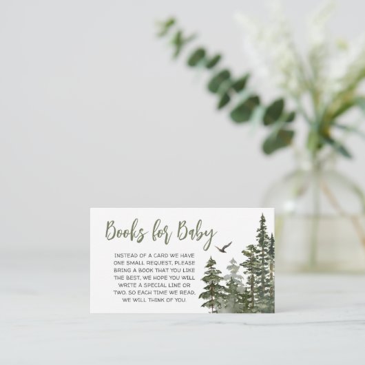 Oh Boy Lumberjack赤ちゃんシャワーベビー エンクロージャーカード (スタンド正面)