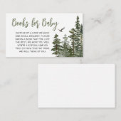 Oh Boy Lumberjack赤ちゃんシャワーベビー エンクロージャーカード (正面/裏面)