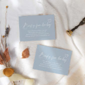 Oh Boy Minimalist赤ちゃんシャワーベビー エンクロージャーカード