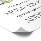 Oh Boy Safariベビーシャワー封筒ステーション ポスター (角)