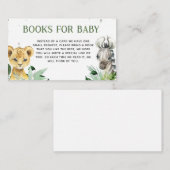 Oh Boy Safari赤ちゃんシャワーベビー エンクロージャーカード (正面/裏面)