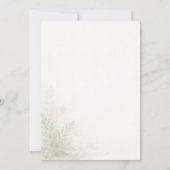 Oh Boy Safari Animal Baby Shower 招待状 (裏面)