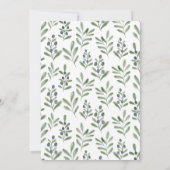 Oh Boy Safari Animalsベビーシャワー 招待状 (裏面)