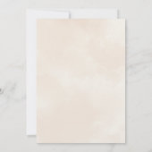 Oh Boy,  Teddy Bear Baby shower boy 招待状 (裏面)