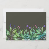 Oh Boy Wild Safari Animal Jungle Boy Baby Shower 招待状 (裏面)