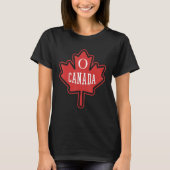 Oh Canada Canada Day Maple Leaf National Day 1st o Tシャツ (正面)