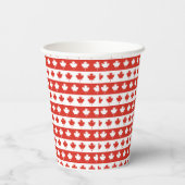 Oh Canada | Elegant Red Maple Leaf 紙コップ (裏面)
