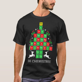 Oh Chemistree カッコいい Science Chemical Periodic Tabl Tシャツ
