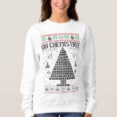 "Oh Chemistree"化学クリスマスパン スウェットシャツ (正面)