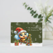 "Oh, Christmas BEE, Oh, Christmas BEE" ポストカード (スタンド正面)