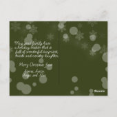 "Oh, Christmas BEE, Oh, Christmas BEE" ポストカード (裏面)