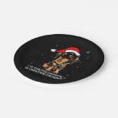 oh christmas dachshand oh christmas dacPaperプレート ペーパープレート (アングル)