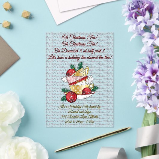 Oh Christmas Tea! アクリル招待状 (インサイチュ (ウェディング))