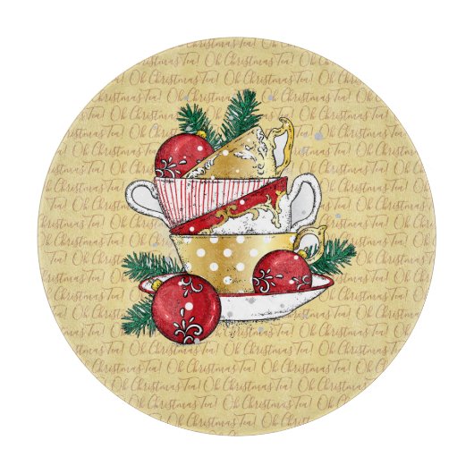 Oh Christmas Tea! カッティングボード (正面)