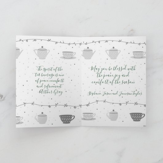 Oh Christmas Tea! カード (内部)