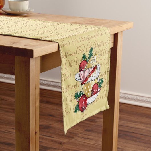 Oh Christmas Tea! ショートテーブルランナー (インサイチュ)