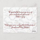 Oh Christmas Tea! ポストカード (裏面)