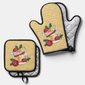 Oh Christmas Tea! 鍋つかみ&鍋敷きセット (正面/裏面)