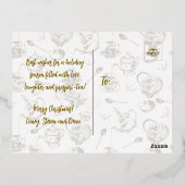 Oh Christmas Tea!  Oh Christmas Tea! 箔シーズンポストカード (裏面)