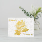 Oh Christmas Tea!  Oh Christmas Tea! 箔シーズンポストカード (立ち正面)