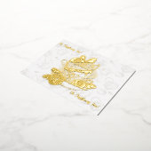 Oh Christmas Tea!  Oh Christmas Tea! 箔シーズンポストカード (回転した状態)