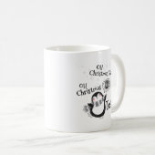 Oh Christmas Tea Penguin Lover - Tea Drinker コーヒーマグカップ (正面右)