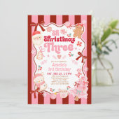 Oh Christmas Three 3rd Birthday Invitation 招待状 (スタンド正面)