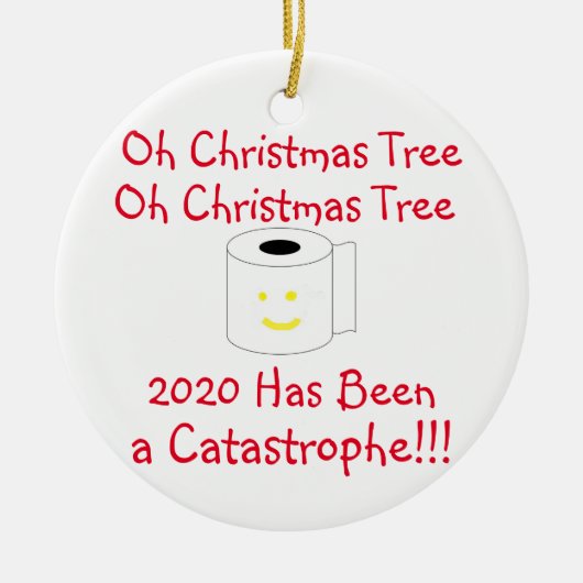 Oh Christmas Tree 2020が大惨事になった セラミックオーナメント (正面)