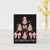 Oh Christmas Tree Cakes Debbie Becky Jen Cake Love カード (黄色い花)