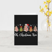 Oh Christmas Tree Cakes Debbie Becky Jen Cake Love カード (黄色い花)