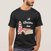 Oh Christmas Tree Cakes Debbie Funny Christmas Sna Tシャツ (正面)