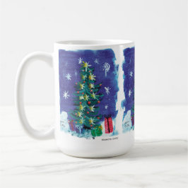 Oh Christmas Tree - Kids Art for CHOC コーヒーマグカップ