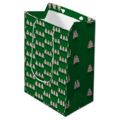 Oh Christmas Tree Little Debbie Cakes Gift Bag ミディアムペーパーバッグ (正面アングル)