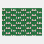 Oh Christmas Tree Little Debbie Cakes Gift Wrap ラッピングペーパーシート (正面3)