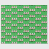 Oh Christmas Tree Little Debbie Cakes Gift Wrap ラッピングペーパー (フラット)