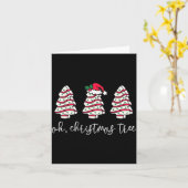 Oh Christmas Tree Sweater Christmas Tree Cake Farm カード (黄色い花)