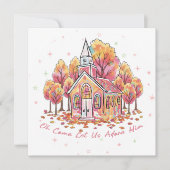 “Oh Come Let Us Adore Him”  (正面)