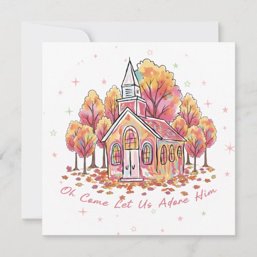 “Oh Come Let Us Adore Him”  (正面)
